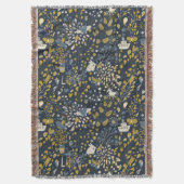 Abstraktes Vintage-Muster Decke (Vorderseite Vertikal)