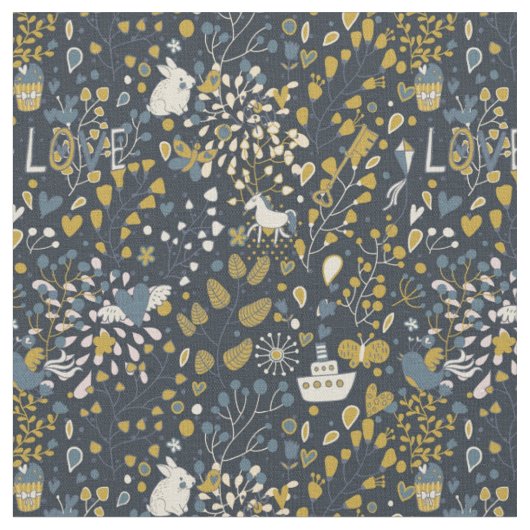 Abstraktes Vintage-Muster Stoff (Nahaufnahme)
