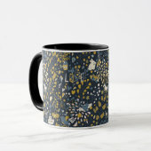 Abstraktes Vintage-Muster Tasse (Vorderseite Links)