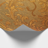 Abstraktes Vintages Blumenmuster Geschenkpapier (Ecke)