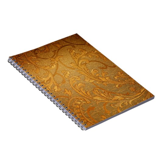 Abstraktes Vintages Blumenmuster Notizblock (Rechte Seite)