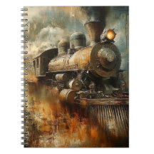 Abstraktes Vintages Motor-Notebook