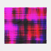 Abstraktes Vintages Muster Fleecedecke (Vorderseite (Horizontal))