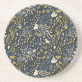 Abstraktes Vintages Muster Getränkeuntersetzer (Vorne)