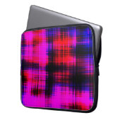 Abstraktes Vintages Muster Laptopschutzhülle (Vorderseite Links)