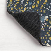 Abstraktes Vintages Muster Mousepad (Ecke)