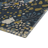 Abstraktes Vintages Muster Schneidebrett (Ecke)