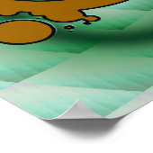 Abstraktes ViNYL-Poster Poster (Ecke)