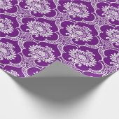 Abstraktes Violet-Musterpapier Geschenkpapier (Ecke)