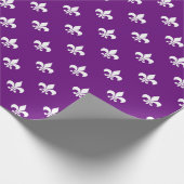 Abstraktes Violet-Musterpapier Geschenkpapier (Ecke)