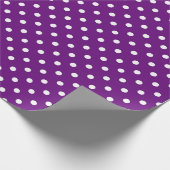 Abstraktes Violet-Musterpapier Geschenkpapier (Ecke)