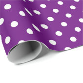 Abstraktes Violet-Musterpapier Geschenkpapier (Rolleneckpunkt)