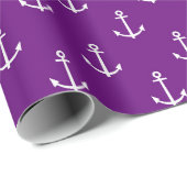 Abstraktes Violet-Musterpapier Geschenkpapier (Rolleneckpunkt)