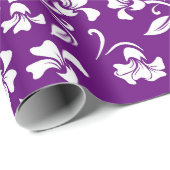 Abstraktes Violet-Musterpapier Geschenkpapier (Rolleneckpunkt)