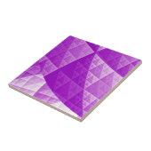 Abstraktes Violetmuster Fliese (Seite)