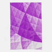 Abstraktes Violetmuster Handtuch (Vertikal)