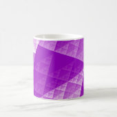 Abstraktes Violetmuster Kaffeetasse (Mittel)