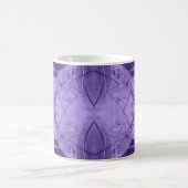 Abstraktes Violetmuster Kaffeetasse (Mittel)