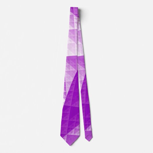 Abstraktes Violetmuster Krawatte (Vorderseite)