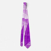 Abstraktes Violetmuster Krawatte (Rückseite)