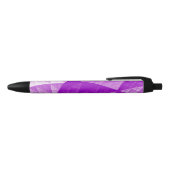 Abstraktes Violetmuster Kugelschreiber (Oberseite)