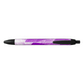 Abstraktes Violetmuster Kugelschreiber (Rückseite)
