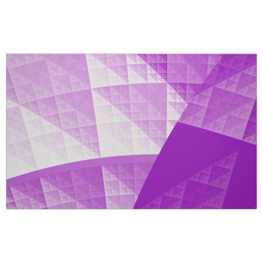 Abstraktes Violetmuster Stoff (Fat Quarter (45,7 x 55,9 cm))