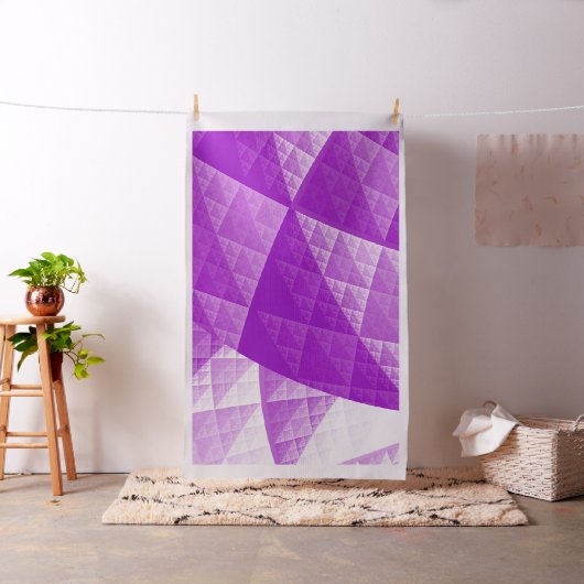 Abstraktes Violetmuster Stoff (Beispiel)