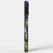 Abstraktes Violett Lila Khaki Fraktal Case-Mate iPhone Hülle (Rückseite / Rechts)