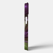Abstraktes Violett Lila Khaki Fraktal Case-Mate iPhone Hülle (Rückseite / Rechts)