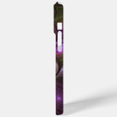 Abstraktes Violett Lila Khaki Fraktal Case-Mate iPhone Hülle (Rückseite / Links)