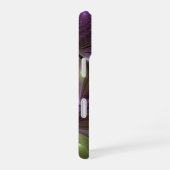 Abstraktes Violett Lila Khaki Fraktal iPhone 16 Hülle (Rechte Seite)