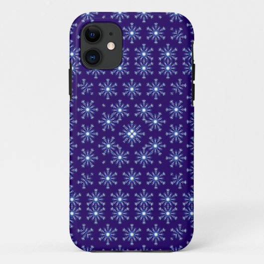 Abstraktes violettes Blumen nahtloses Muster Case-Mate iPhone Hülle (Rückseite)