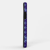Abstraktes violettes Blumen nahtloses Muster Case-Mate iPhone Hülle (Hinten/Rechts)