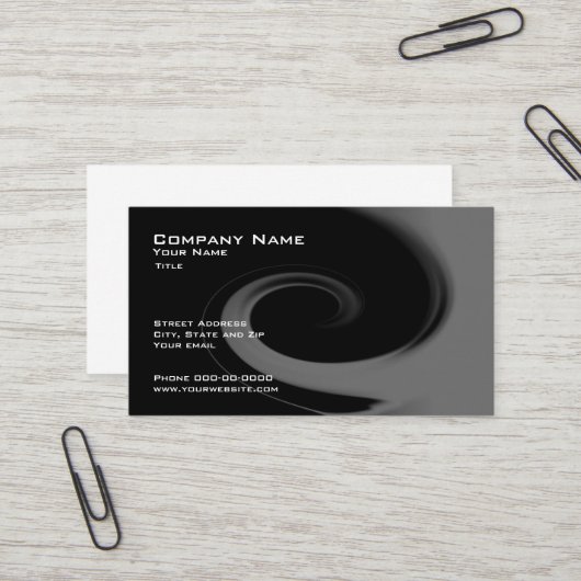 Abstraktes Visitenkarten-Design Visitenkarte (Vorderseite/Rückseite Beispiel)