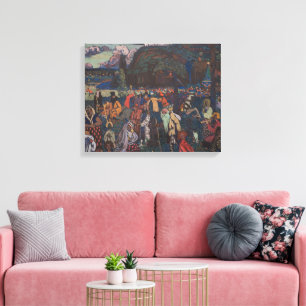 Abstraktes Vitalit, Wassily Kandinsky farbiges Leb Leinwanddruck