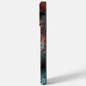 Abstraktes Vivio Fantasy Fraktal Art Brown Blue Case-Mate iPhone Hülle (Rückseite / Links)