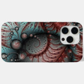 Abstraktes Vivio Fantasy Fraktal Art Brown Blue Case-Mate iPhone Hülle (Rückseite (Horizontal))