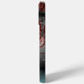 Abstraktes Vivio Fantasy Fraktal Art Brown Blue Case-Mate iPhone Hülle (Rückseite / Links)