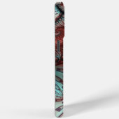 Abstraktes Vivio Fantasy Fraktal Art Brown Blue Case-Mate iPhone Hülle (Rückseite / Rechts)