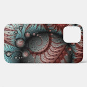 Abstraktes Vivio Fantasy Fraktal Art Brown Blue Case-Mate iPhone Hülle (Rückseite (Horizontal))
