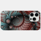 Abstraktes Vivio Fantasy Fraktal Art Brown Blue Case-Mate iPhone Hülle (Rückseite (Horizontal))