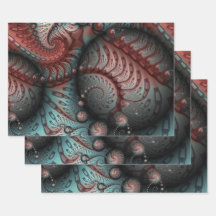 Abstraktes Vivio Fantasy Fraktal Art Brown Blue