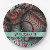 Abstraktes Vivio Fantasy Fraktal Art Brown Blue