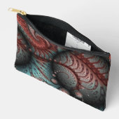 Abstraktes Vivio Fantasy Fraktal Art Brown Blue Zubehörtasche (Offen)