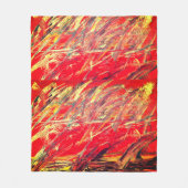 Abstraktes Vlies-Blanket "Feather Blast" Fleecedecke (Vorderseite)