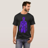 Abstraktes Void Human Dark Aesthetic T-Shirt – Lil (Vorne ganz)