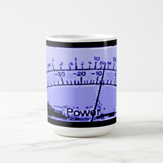 Abstraktes VU-Meter Kaffeetasse (Mittel)