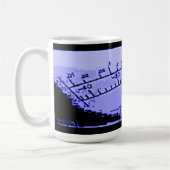 Abstraktes VU-Meter Kaffeetasse (Links)