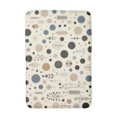 Abstraktes Wald Badematte (Vorderseite Vertikal)